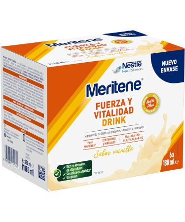 Strength and Vitality Drink Vanilla Pack 6 6 units of 180ml - Buy Online on GoSupps.com