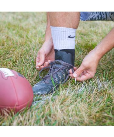 BraceAbility Neoprene Water-Resistant Ankle Brace | Compression Foot Wrap for Swimming, Running & Exercise - L/XL - Buy Online on GoSupps.com