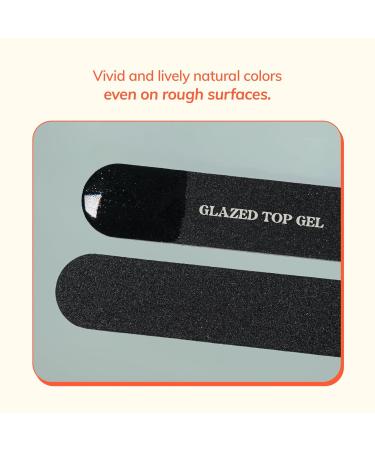 Buy Glazed Top Gel for Semi-Cured Nail Strips | Non-Wipe High Gloss Top Coat 0.23 fl. oz - International Shipping Available - Buy Online on GoSupps.com