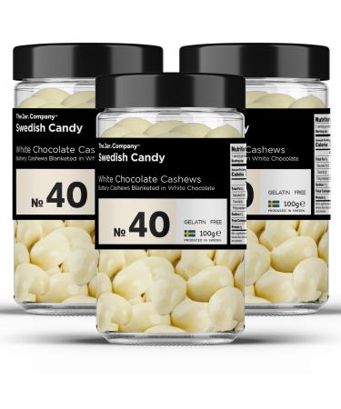 TheJar.Company - Swedish Candy - 40 - White Chocolate Cashews