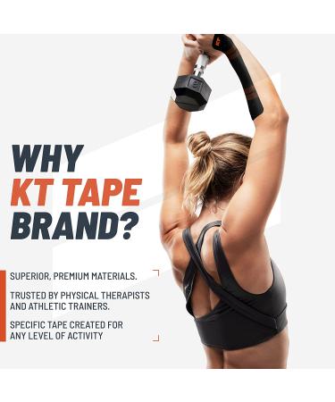 KT Tape PRO Jumbo Synthetic Kinesiology Tape Roll - 125ft Black - Buy Online on GoSupps.com