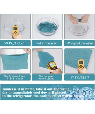 Ekong Dogs Halle Halle Cooling Collar - Breathable Heat Discharge Bandana for Dogs - Summer Cooling Solution for Cold Dogs (45 x 13cm) - Buy Online on GoSupps.com