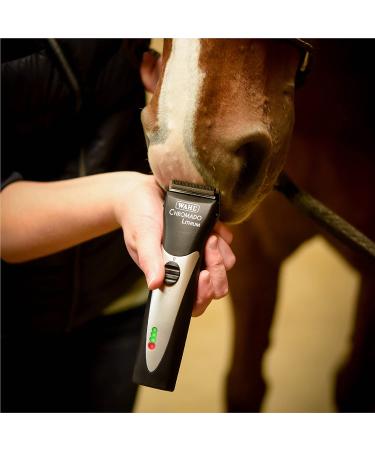Wahl Chromado Lithium Pet Clipper Kit - Corded/Cordless Clippers for Dogs, Cats, and Horses - Black & Silver - Buy Online on GoSupps.com