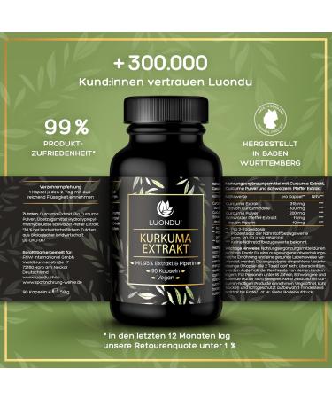 Shop Organic Kurkuma Capsules - 90 Vegan High-Dose Curcumin Extract with 10 000mg Turmeric & Piperine for Maximum Absorption - Buy Online on GoSupps.com