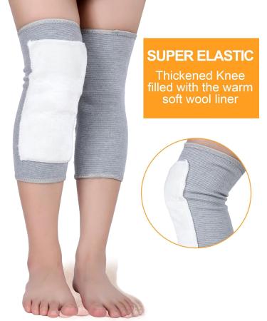 Sosation Winter Knee Warmers - Thicken Wool Knee Braces for Women | Thermal Knee Pads for Joint Pain & Arthritis Relief - Buy Online on GoSupps.com