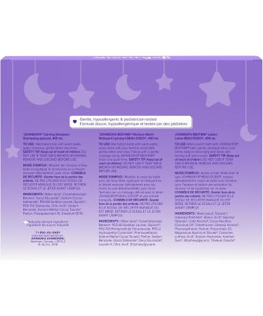 Johnson's Baby Bedtime Gift Set 3 count Moisturizing Lotion and Cream for Dry Skin Baby Wash Baby Shampoo (3 X 400ml) Bed Time - Buy Online on GoSupps.com