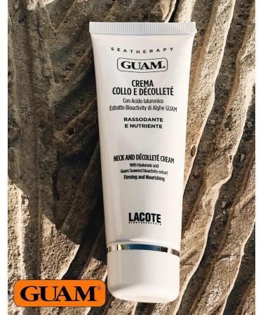 Guam SeaTherapy Neck Firming Cream with Hyaluronic Acid & Seaweed | Anti-Aging Neck & Chest Cream - 75 ML - Buy Online on GoSupps.com