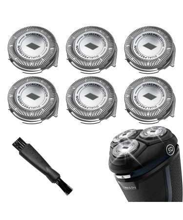 SH30 Replacement Heads for Philips Norelco 3000 Replacement Blades for phillips norelco 3000 Replacement Electric Shaving Head Blades Series 3000 2000 1000 3500 New Upgrade Replacement SH30/52 Head 7 Piece Set