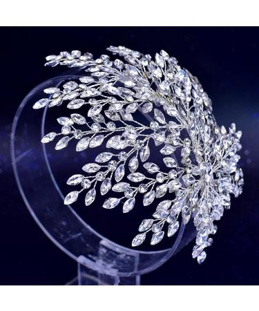 TRiXY Rhinestone Wedding Headband Bridal Hair Accessory for Brides & Bridesmaids - Silver HP438 - Buy Online on GoSupps.com
