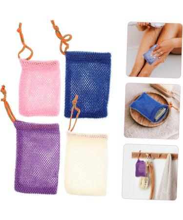 Baluue 40 Pcs Soap Bag Foaming Net Bath Soap Liquid Rack Sack Refill Bags Mesh Soap Savers Soft Soap Nylon - Buy Online on GoSupps.com