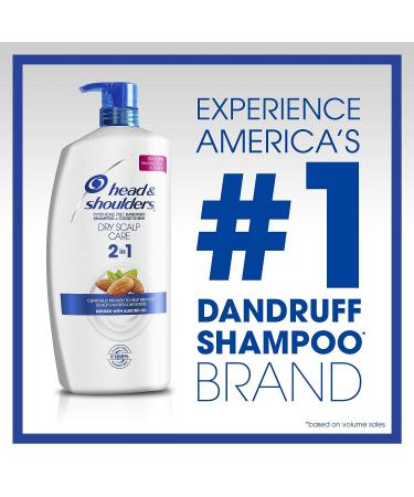 Head and Shoulders Dry Scalp Care with Almond Oil 2-in-1 Anti-Dandruff Shampoo + Conditioner 32.1 fl oz - Paraben Free - Buy Online on GoSupps.com
