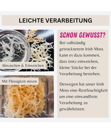 Buy Irish Moos Sea Moss 200g - Wild Collection Vegan Cartilage Tang Pure Carrageen Algae for Health & Wellness | Pureeraw - Buy Online on GoSupps.com