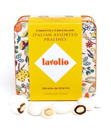 Lavolio Nutty Mini Eggs Candy Gift Box (175g) Selection of coated nuts and chocolate candies perfect gift for him and her