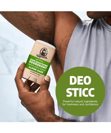 Dr. Squatch Natural Deodorant for Men - 3 Pack Alpine Sage Aluminum Free Odor-Squatching Formula | Shop Now - Buy Online on GoSupps.com