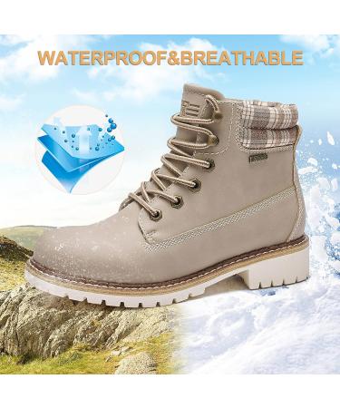 KKYC Women's Hiking Boots - Outdoor Non Slip Casual Boot in Desert Taupe - Size 8.5 - Buy Online on GoSupps.com