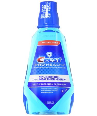 Crest Pro Health Rinse Cl Size 33.8z Pro Health Mouthwash