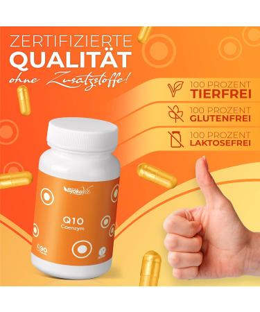 High-Quality Coenzyme Q10 - 100 mg Vegan Capsules | 90 Count - 3-Month Supply - Laboratory Tested & High-Dosed - Buy Online on GoSupps.com