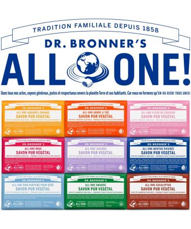 Pain de savon Sans Parfum Dr Bronner's 140 g - Buy Online on GoSupps.com