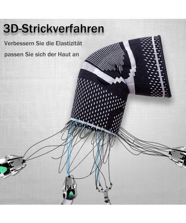 GIRYES Elbow Support Sleeve 2-Pack - Compression Arm Brace for Tennis & Golfer's Elbow - Arthritis, Tendonitis, Joint Pain Relief - Non-Slip, Moisture Wicking (L, Black) - Buy Online on GoSupps.com