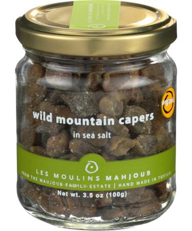 Les Moulins Mahjoub, Capers Wild Salted Organic, 3.5 Ounce