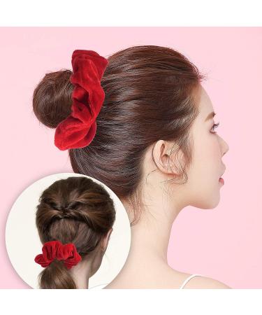 Hcimooy Hair Ties Velvet Elastic Bands - 36PCS Scrunchies for Women & Girls | International Shipping Available - Buy Online on GoSupps.com