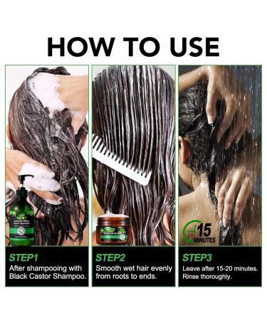 Jamaican Black Castor Oil Hair Treatment Mask - Hydrating & Strengthening for Dry Damaged Hair - 2.1 oz | Perfect Hair Care Gift - Buy Online on GoSupps.com