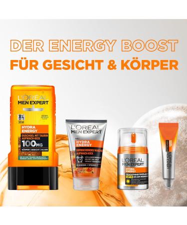 Buy L Or al Men Expert Facial Care SPF 15 - 24h Hydrating Moisturizer with Guarana & Vitamin C | Anti-Fatigue 50ml - Free International Shipping - Buy Online on GoSupps.com