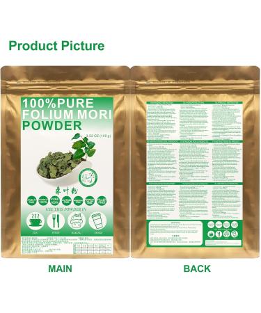 100% Natural Pure Mulberry Leaf Powder 100g/3.52oz extrait de feuilles de m rier pour cuisiner des recettes de boulangerie des p tisseries et des boissons - Buy Online on GoSupps.com