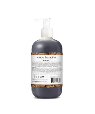 Nubian Heritage African Black Soap Hand Soap 12.3 oz - Pack of 3 | Deep Cleansing Formula - Buy Online on GoSupps.com