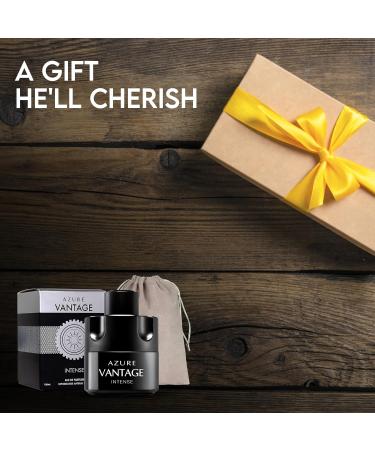 Men's Cologne Azure Vantage Eau De Toilette Body Spray Fragrance For Men- Daywear Casual Daily Perfume Set with Suede Pouch- 3.4 Fl Oz Bottle- Ideal EDT Beauty Gift for Birthday Anniversary Azure Vantage Black - Buy Online on GoSupps.com