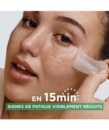 GARNIER Skin Active - Hyaluron Cryo Jelly Eye Patches - Anti-Fatigue & Refreshing Effect - Glycerin Menthol & Hyaluronic Acid - Vegan & Cruelty Free - Tired Skin - Buy Online on GoSupps.com