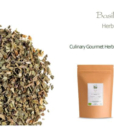 Basilic Feuille Biologique Herbe - Parfait Pour Le Pesto - Ocimum Basilicum Basilic Bio Basilic 400g - Buy Online on GoSupps.com
