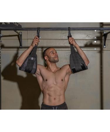 Zeus X Fitness Hanging Ab Straps - Heavy-Duty Core Exercise Accessory for Men and Women - Comfortable Padding - Home Gym Strength Building Equipment - Buy Online on GoSupps.com