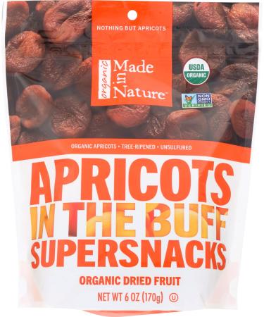 Made In Nature Organic Dried & Unsulfured Apricots, 6 oz