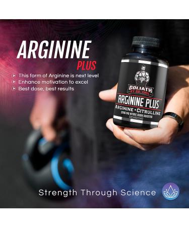 Dr. Emil's ARGININE Plus - High Dose NO Booster for Vascularity & Heart Health - 2500mg L Arginine & L Citrulline Tablets - Buy Online on GoSupps.com