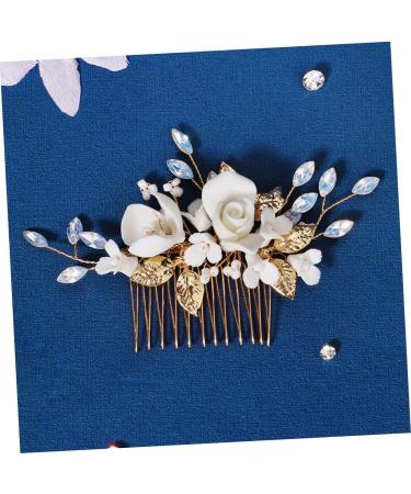 FRCOLOR Bridal Comb Wedding Hair Accessories for Brides Bridal Flower Insert Comb Hair Decor Lovely Hair Comb Bridesmaid Hair Accessories Wedding Hair Comb Reusable Headdress Party Supply - Buy Online on GoSupps.com