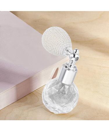 Lurrose Glitter Powder Spray - Shimmering Highlighter for Hair, Face, Body & Nails - Silver Sparkle Makeup Spray - 7cm*5.5cm*3cm - Buy Online on GoSupps.com