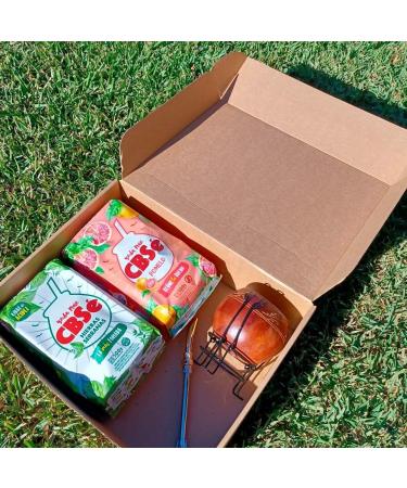 Qumir - Mate Experience Pack Yerba Mate Cbse Serranas x 500g and Cbse Grapefruit x 500g Mate Gourd with Metal Posamate and Ornate Bombilla - Buy Online on GoSupps.com