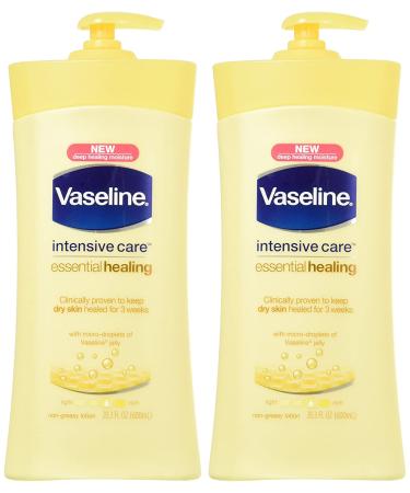 Vaseline Intensive Care Essential Healing Body Lotion 20.3 fl oz - Deep Moisture & Nourishment - Buy Online on GoSupps.com