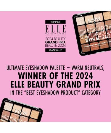 NYX PROFESSIONAL MAKEUP Ultimate Shadow Palette 16-shade Eyeshadow Palette Vegan Formula - Warm Neutrals NEW & IMPROVED Warm Neutrals - Buy Online on GoSupps.com