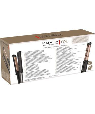 Remington One Smooth Iron & Curling Iron - 2-in-1 Multi-Styler S6077 for Smooth & Curly Hair Adjustable Heat 150-230 C Digital Display - Buy Online on GoSupps.com