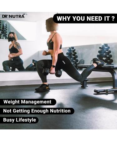 Dr. Nutra Women's Weight Gainer - Increase Breast Muscle & Gain Weight | 500g Chocolate Flavor - Buy Online on GoSupps.com