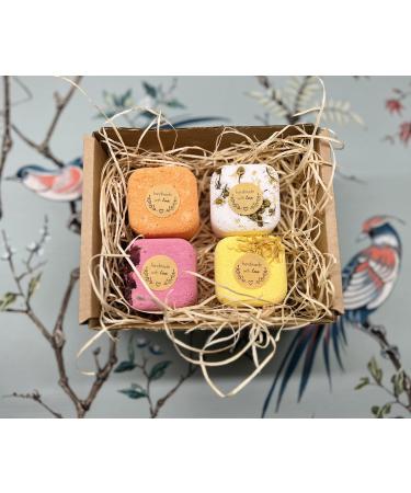 Shower Steamers UK Hand Made | Set of 4 | Shower Bombs | Aromatherapy (Mixed Set)