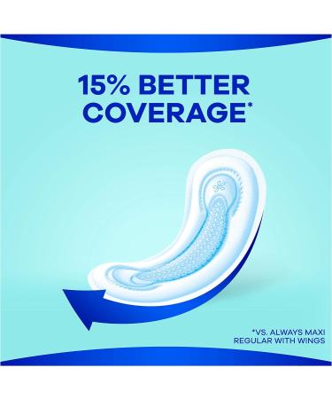 Always Maxi Size 2 Super Pads for Women Unscented - 168 Count (Pack of 4) - Buy Online on GoSupps.com