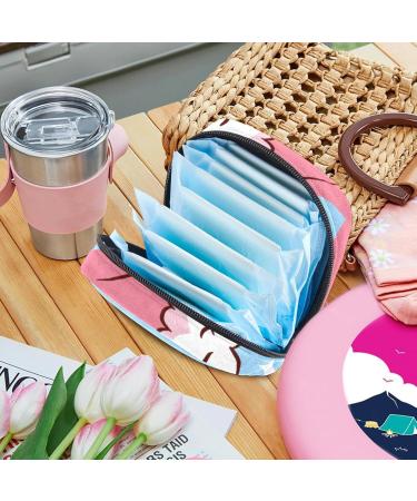 Shop Cute Alpaca Storage Bags for Women's Bandages & Menstrual Items - Multi-Colored Portable Holders for School & Office - Buy Online on GoSupps.com