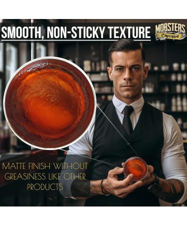 Mobsters Pomade Regular Hold Water Based Deluxe Matte Finish Hair Wax 140g Tin - Lucky Knuckles Edition | Pro Salon Use | Men's Hair Styling - Buy Online on GoSupps.com