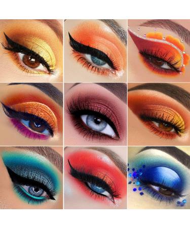 DE'LANCI Colorful Eyeshadow Palette - 25 Color Matte Shimmer Metallic Makeup Palette | Cruelty-Free & Highly Pigmented | Long-Lasting Eyeshadow Palette in Nude, Red, Pink, Blue, Green, Gold, Purple Smoky Shades - Buy Online on GoSupps.com