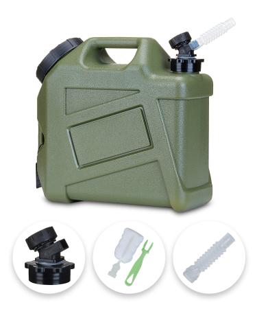 UPWOIGH Camping Water Container, 2.6 Gallon Water Containers Jug, Truly No Leakage Water Storage, Military Green Water Tank,BPA Free Portable Emergency Water Storage for Camping, Hiking