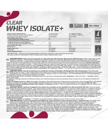 Olimp Clear Whey Isolate - 350g - Wild Fruits Mixed Berry | Premium Protein Supplement for International Shipping - Buy Online on GoSupps.com