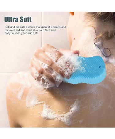 BROWSLUV SuperPeeler: Fast Callus & Dead Skin Removal - 4 Soft Exfoliating Bath Sponges for Adults & Kids - Buy Online on GoSupps.com
